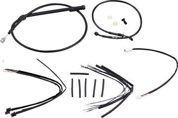 Harley Davidson Softail Street Bob FXBB [BURLY BRAND] – Conjunto de cabos Jail Bar