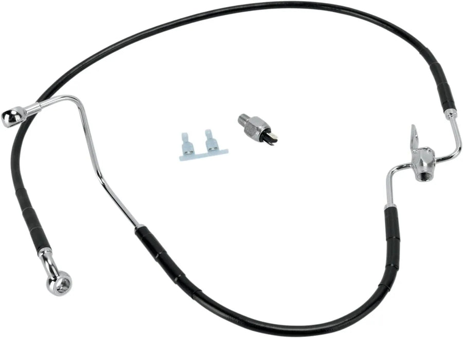 harley davidson flst [DRAG SPECIALTIES] - Kit de linha de freio em aço inoxidável