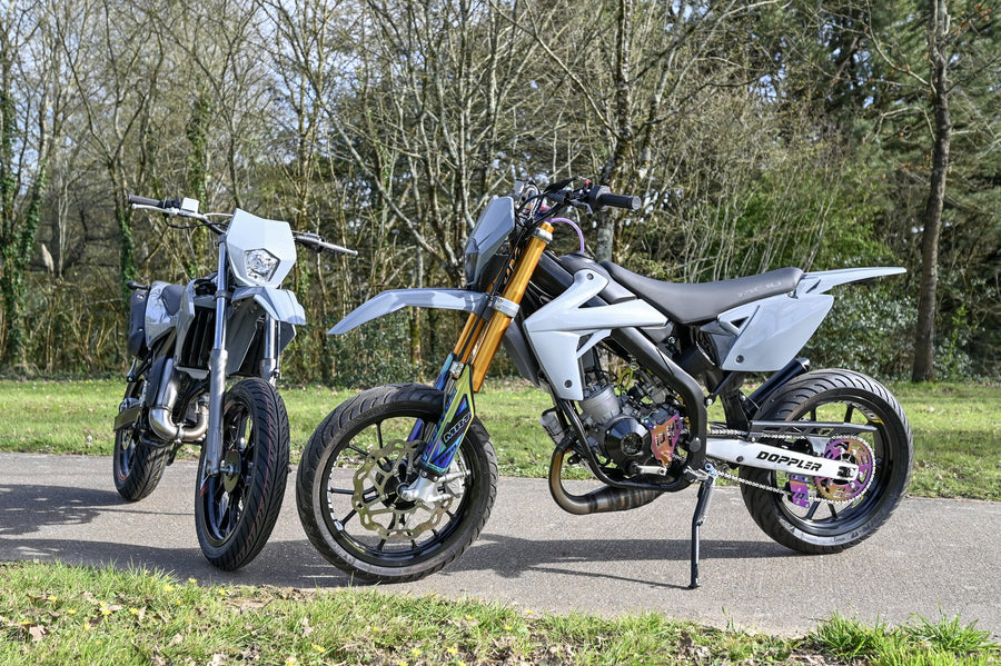 Rieju MRT Pro SM 50 2T - Verkleidungskit 7-teilig Grau Nardo