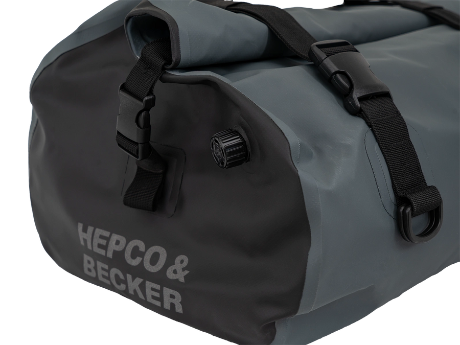 Bolsa para motocicleta [Hepco & Becker] - Bolsa Drybrid 30L rolo de bagagem para motocicleta à prova d'água - fixação de alça