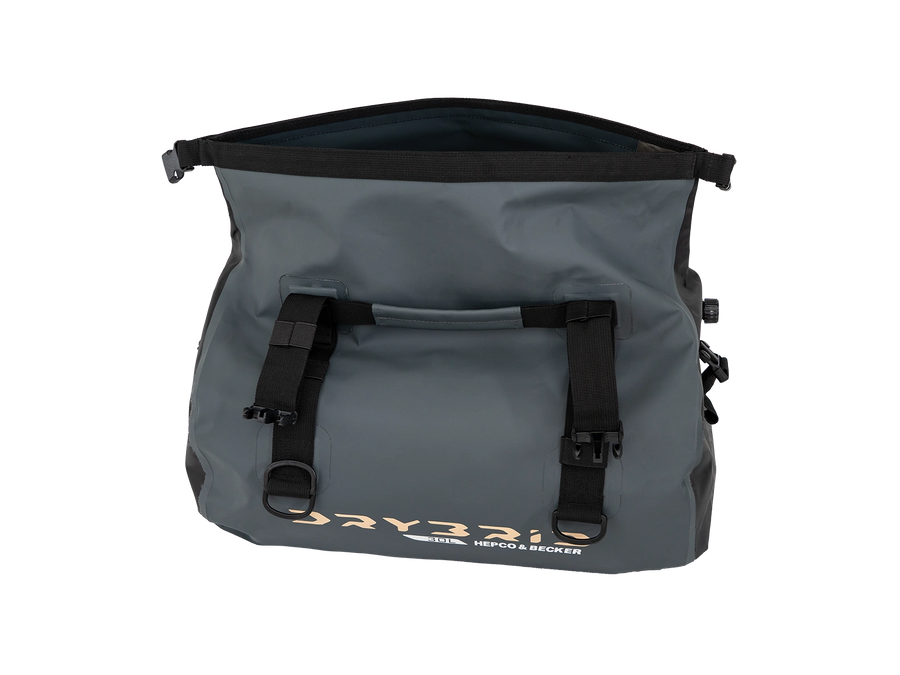 Bolsa para motocicleta [Hepco & Becker] - Bolsa Drybrid 30L rolo de bagagem para motocicleta à prova d'água - fixação de alça