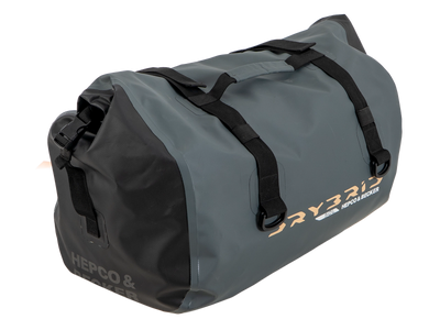 Bolsa para motocicleta [Hepco & Becker] - Bolsa Drybrid 50L rolo de bagagem para motocicleta à prova d'água - fixação de alça