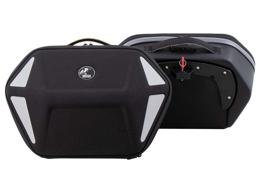 Bolsa de motocicleta [Hepco & Becker] - Royster Neo side bags amarelo, conjunto – C-Bow