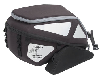 Bolsa traseira [Hepco & Becker] - Bolsa traseira Royster com fixação de alça - preto/cinza – Sportrack