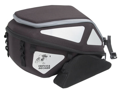 Bolsa traseira [Hepco & Becker] - Bolsa traseira Royster com fixação de alça - preto/cinza – Sportrack