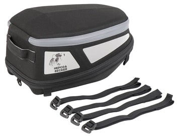 Bolsa traseira [Hepco & Becker] - Royster Rearbag Bolsa traseira esportiva com fixação de alça - preta/cinza – Sportrack
