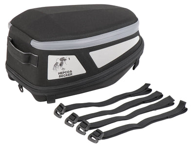 Bolsa traseira [Hepco & Becker] - Royster Rearbag Bolsa traseira esportiva com fixação de alça - preta/cinza – Sportrack