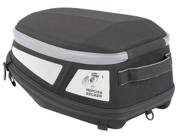 Bolsa traseira [Hepco & Becker] - Royster Rearbag Bolsa traseira esportiva com fixação de alça - preta/cinza – Sportrack