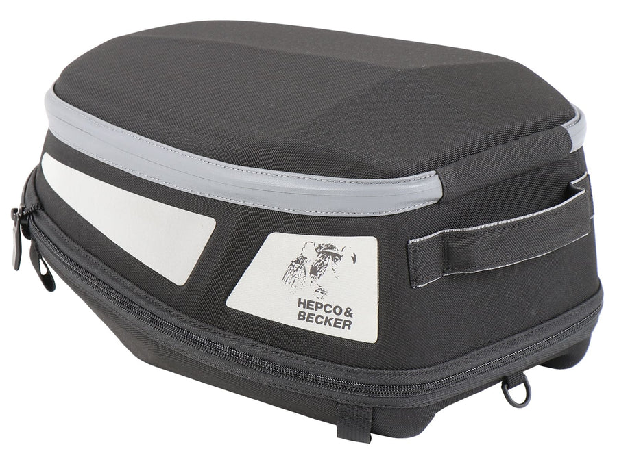 Bolsa traseira [Hepco & Becker] - Royster Rearbag Sport bolsa traseira preta/cinza incl. Almofada de assento básica – Almofada de assento
