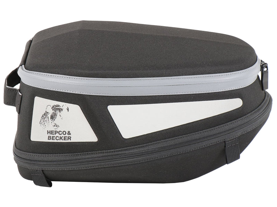 Bolsa traseira [Hepco & Becker] - Royster Rearbag Sport bolsa traseira preta/cinza incl. Almofada de assento básica – Almofada de assento
