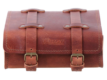 Hepco & Becker [Hepco & Becker] - Bolsa traseira de couro Legacy - marrom