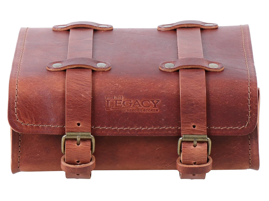 Hepco & Becker [Hepco & Becker] - Bolsa traseira de couro Legacy - marrom