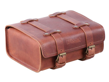 Hepco & Becker [Hepco & Becker] - Bolsa traseira de couro Legacy - marrom