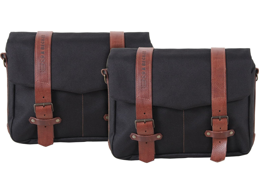 Hepco & Becker [Hepco & Becker] - Conjunto de bolsa mensageiro Legacy L/L preto.