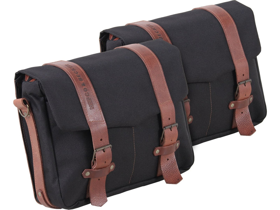 Hepco & Becker [Hepco & Becker] - Conjunto de bolsa mensageiro Legacy L/L preto.