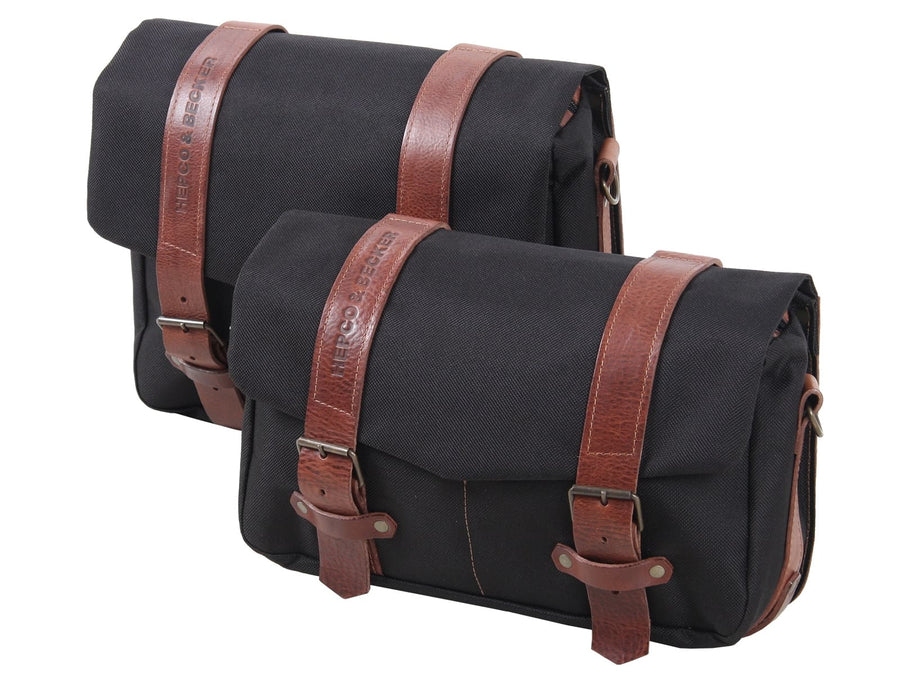 Hepco & Becker [Hepco & Becker] - Conjunto de bolsa mensageiro Legacy M/L preto.