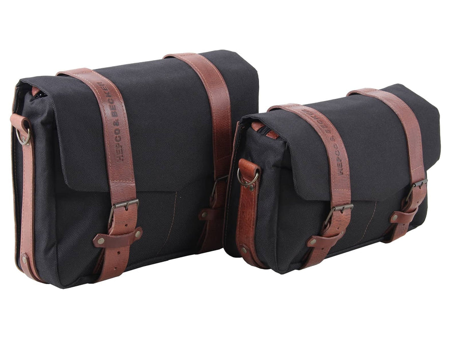 Hepco & Becker [Hepco & Becker] - Conjunto de bolsa mensageiro Legacy M/L preto.