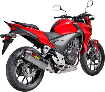 honda cb 500 [AKRAPOVIC] – Silenciador slip-on em fibra de carbono