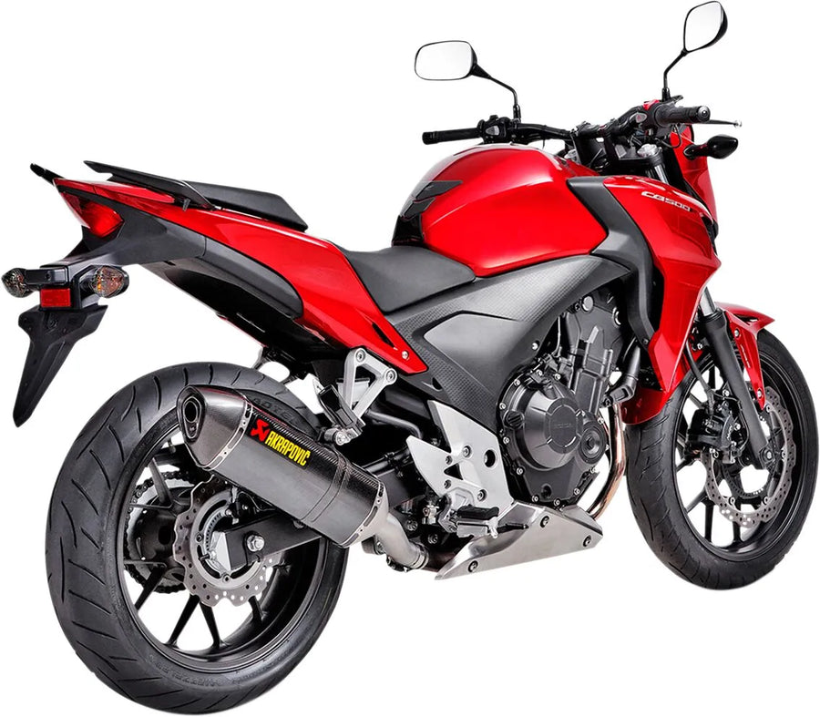 honda cb 500 [AKRAPOVIC] – Silenciador slip-on em fibra de carbono