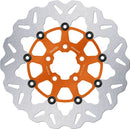 Harley-Davidson XL 883 L Low [2017] - Disco de freio Wave® - superfície: laranja, prata - foto 1