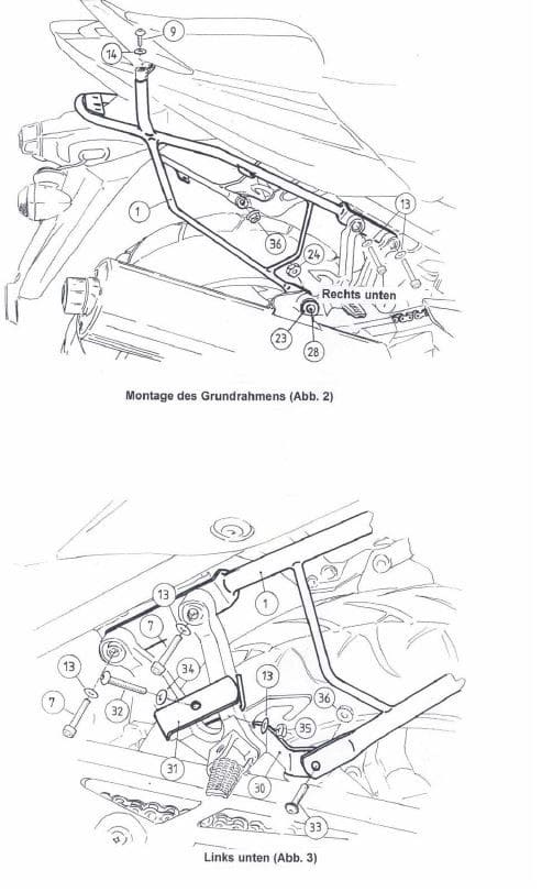 Suzuki SV 650 [2003-2006] - transportadora de mala