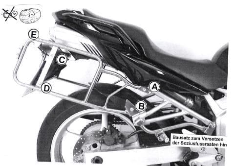 Yamaha FZ 6 [2004-2006] - Portadora da mala