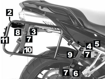 Yamaha FZ 6 [2007-2009] -LOCK-IT CASO TRANPEIRA