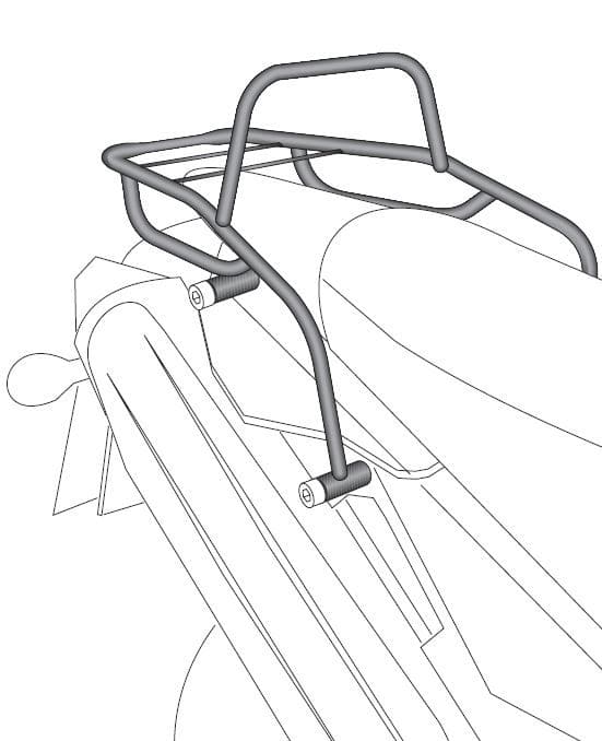 Yamaha XT 660 R [2004-2006] - Ponte de bagagem