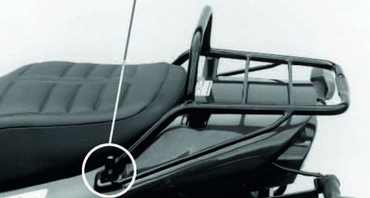 Yamaha XJ 600 S [1996-2003] - Ponte de bagagem