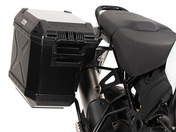 Ducati DesertX Rally [2024-2026] - Kofferträgerset Cutout schwarz inkl. Xplorer Cutout schwarz Kofferset
