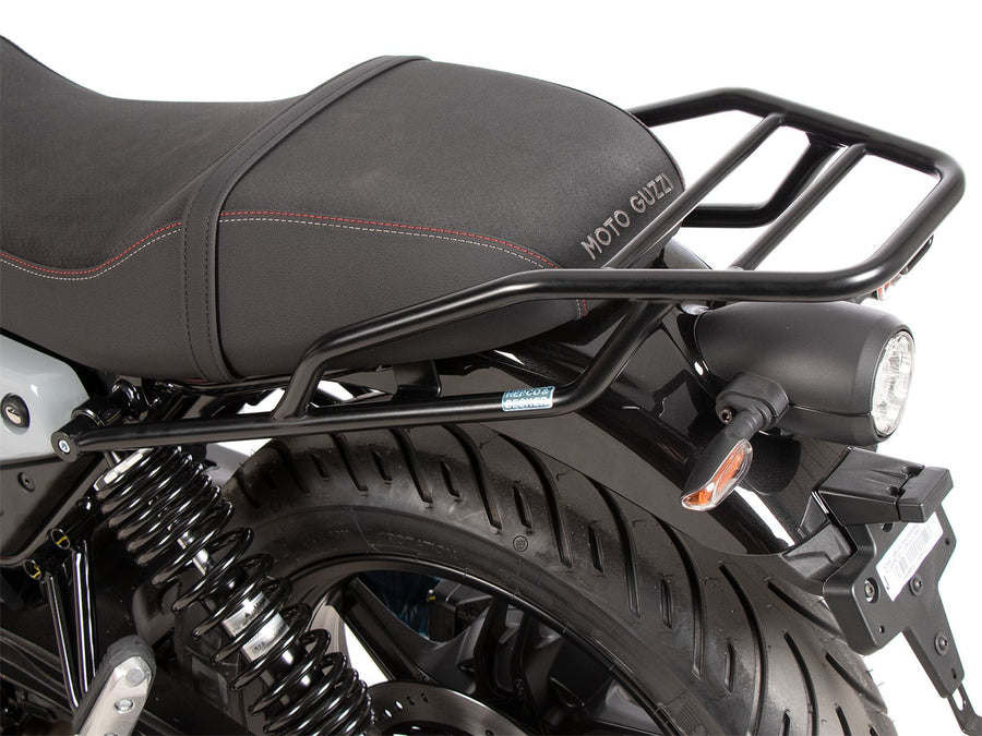 Moto Guzzi V7 Sport [2025] - vista frontal do bagageiro