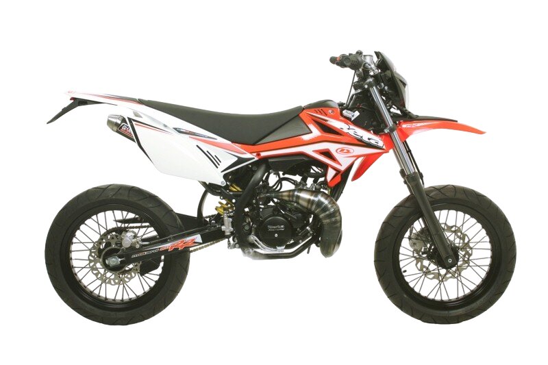 Beta RR Track 50 2T - Auspuff mit Alu ESD Enduro