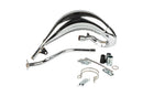Beta RR SM 50 2T - Auspuff Cross verchromt 50/70cc