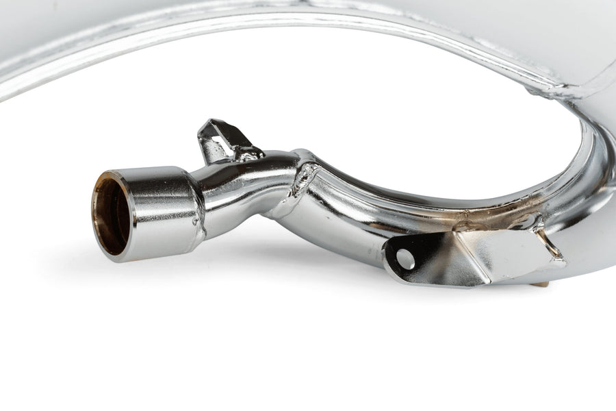 Beta RR SM 50 2T - Auspuff Cross verchromt 50/70cc