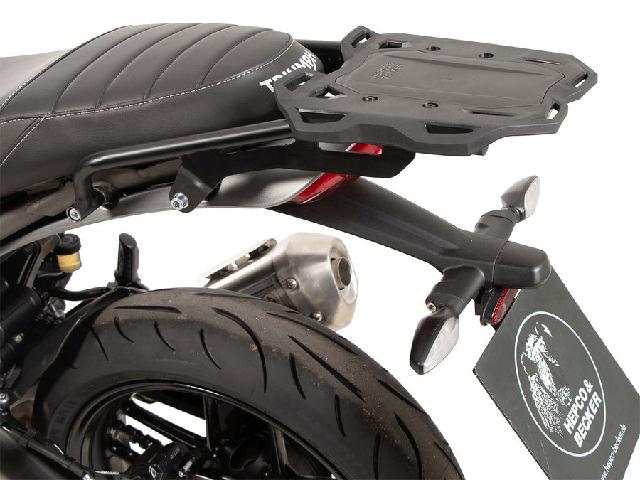 Rack traseiro Hepco & Becker Smartrack para Triumph Scrambler 400 X (2024-2026) - incluído no conjunto completo