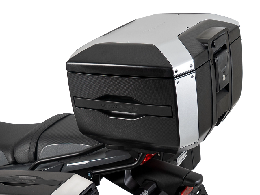 Kawasaki KLE 500 / SE [2026] - Smartrack-Set mit Xcore Topcase silber/schwarz