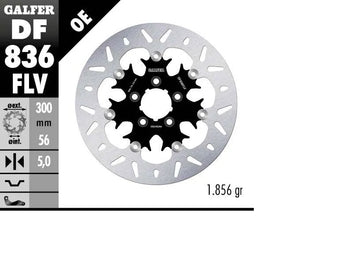 Harley-Davidson XL 883 N Sportster Iron [2021-2022] - Disco de freio flutuante redondo - foto 2