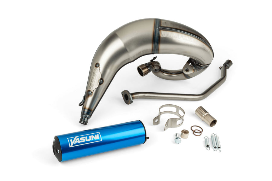 Beta RR SM 50 2T - Auspuff Cross ML Blau