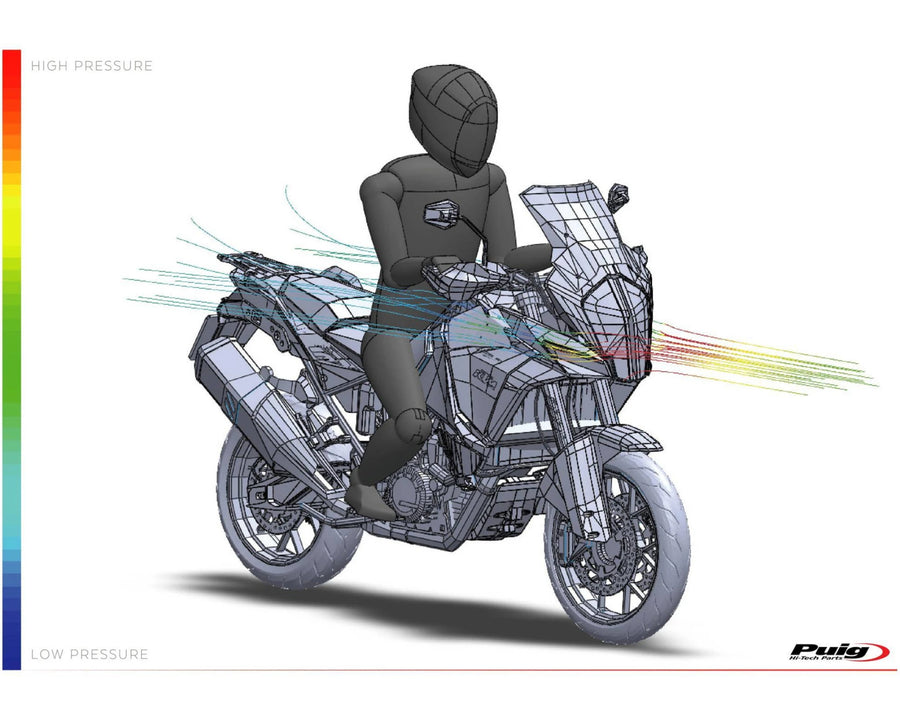 KTM 1290 SUPER ADVENTURE T [2023] – Defletor Superior – Transparente
