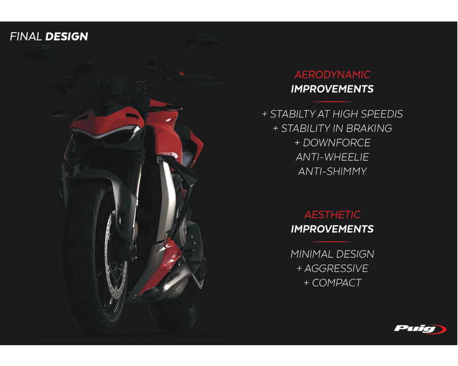 DUCATI STREETFIGHTER V2 [2024] – Carenagem nua lateral do pára-brisa