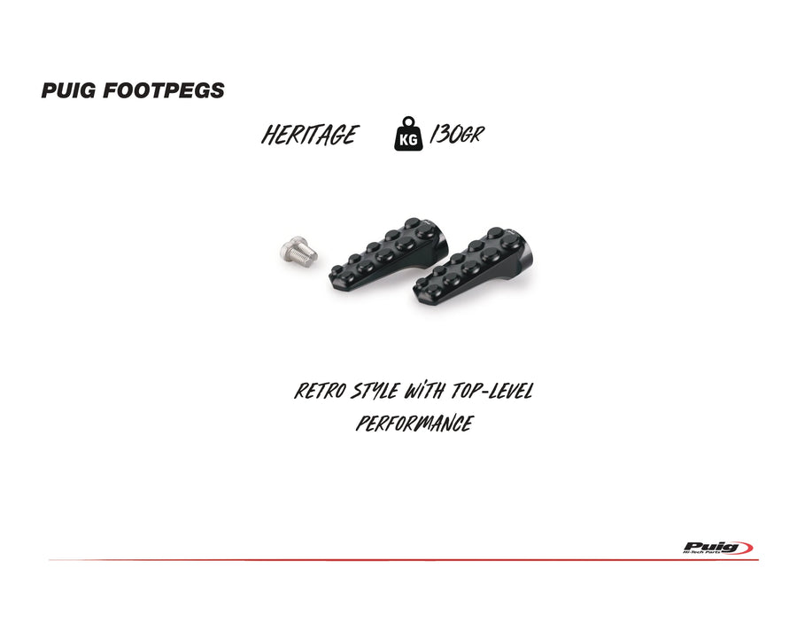 BMW R 1300 GS ADVENTURE [2025] – Apoios para os pés off-road – Preto
