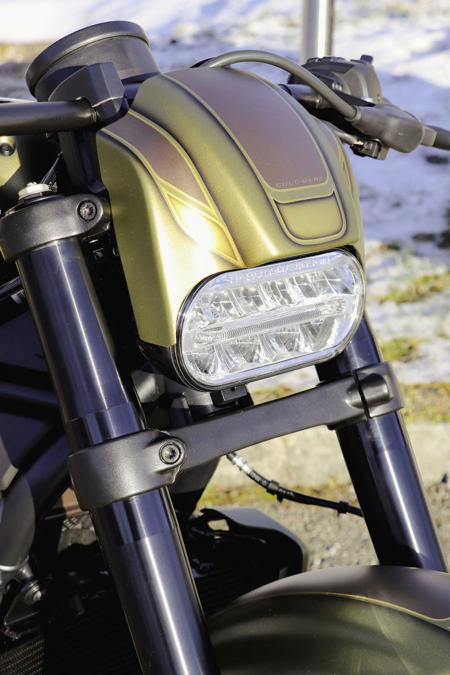 harley davidson sportster s rh 1250 s [CULT WERK] - carenagem do farol