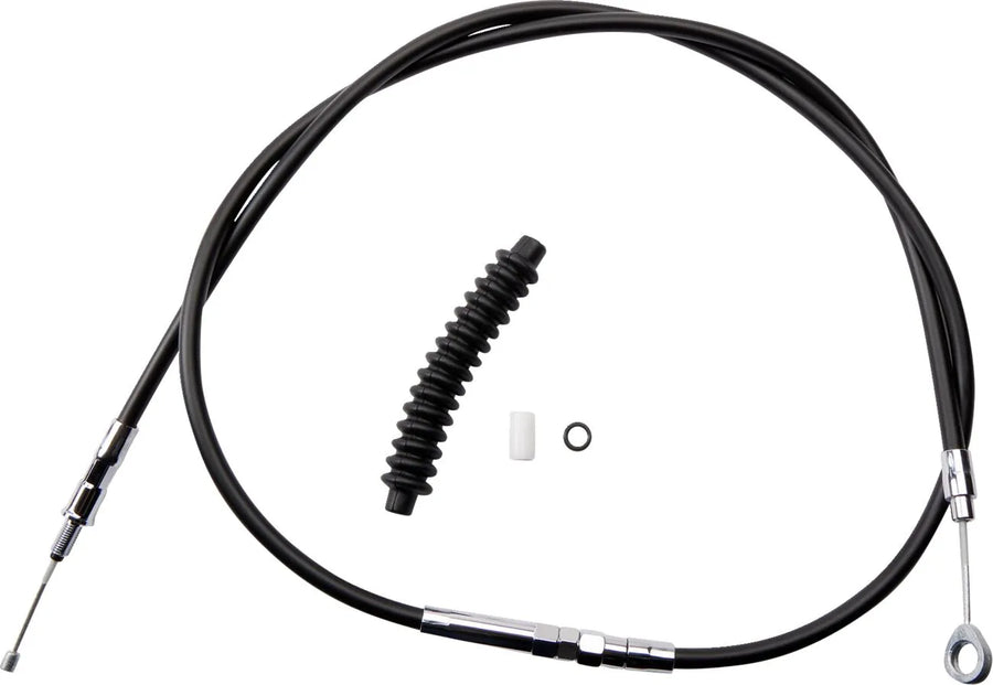 harley davidson fls [DRAG SPECIALTIES] - Cabo de embreagem de vinil preto de alto desempenho