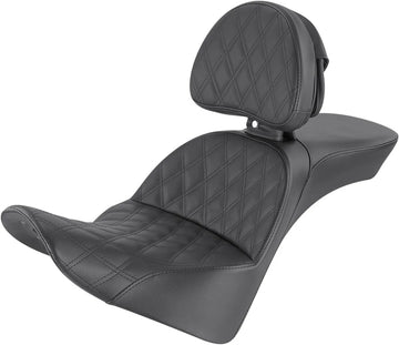harley davidson flde [SADDLEMEN] – Assento Explorer com acolchoamento de diamantes