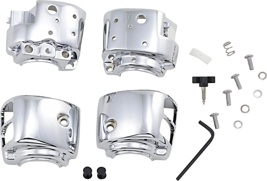 Harley-Davidson Low Rider S [Kuryakyn]-Caixa de interruptor de chroquelada