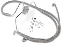 Harley Davidson Flhr [DRAG SPECIALTIES] - Kit de linha de freio em aço inoxidável, estendido