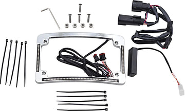 Harley Davidson flhr [CUSTOM DYNAMICS] – Moldura de placa com raio de LED