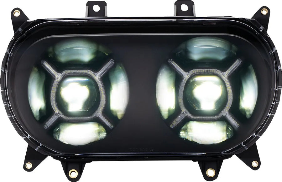 harley davidson fltruse [CUSTOM DYNAMICS] – Farol Double-X LED