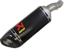 Yamaha MT-03 [AKRAPOVIC]-Silenciador final de fibra de carbono-1