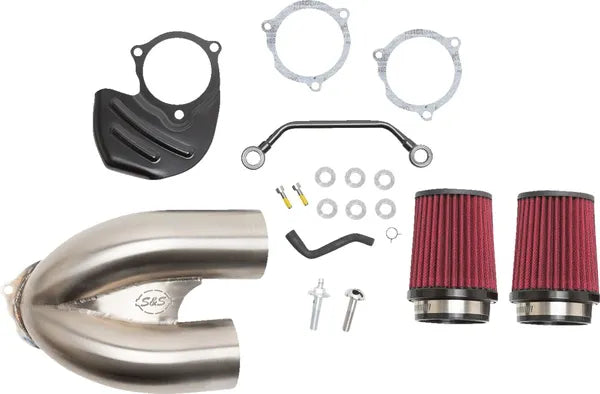 Harley-Davidson FXBB 1923 Softail Street Bob 117 [2025] - Tuned Induction Luftfilterkit – Oberfläche: Silber – Bild 6